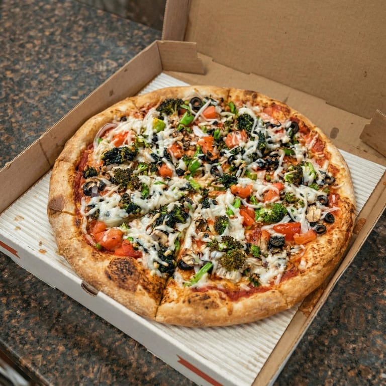 Savor Our Veggie Pizza
