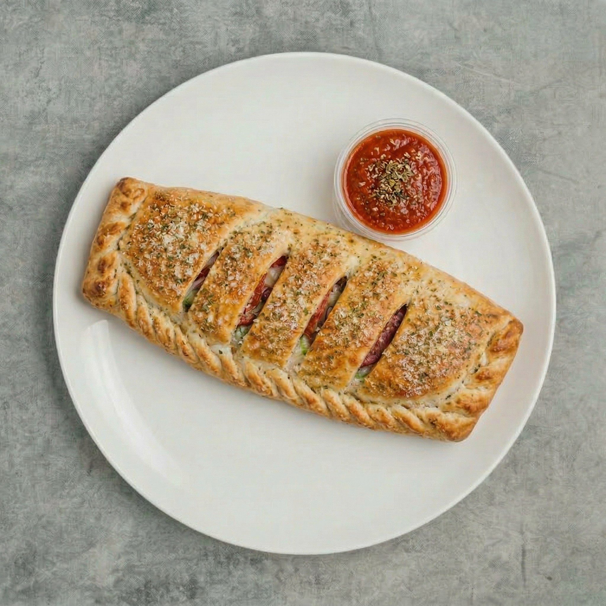 Super Spinach Calzone.