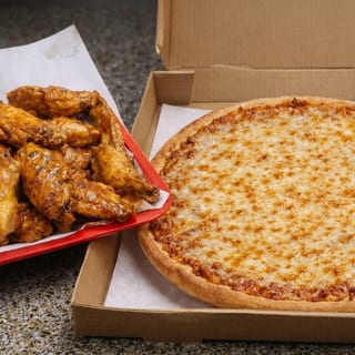 16" Cheese Pizza & 12 Wings