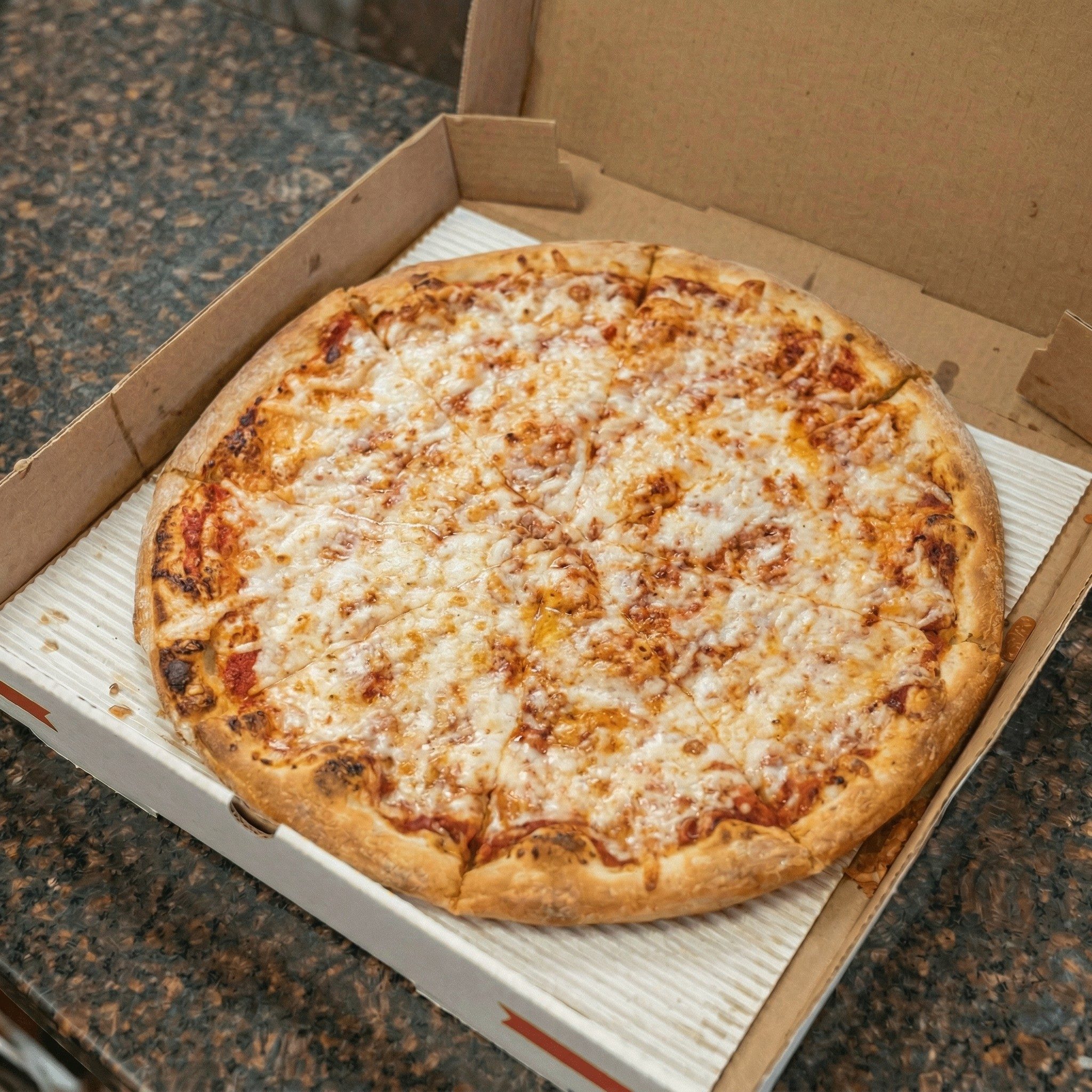 Vegan Cheese Pizza.