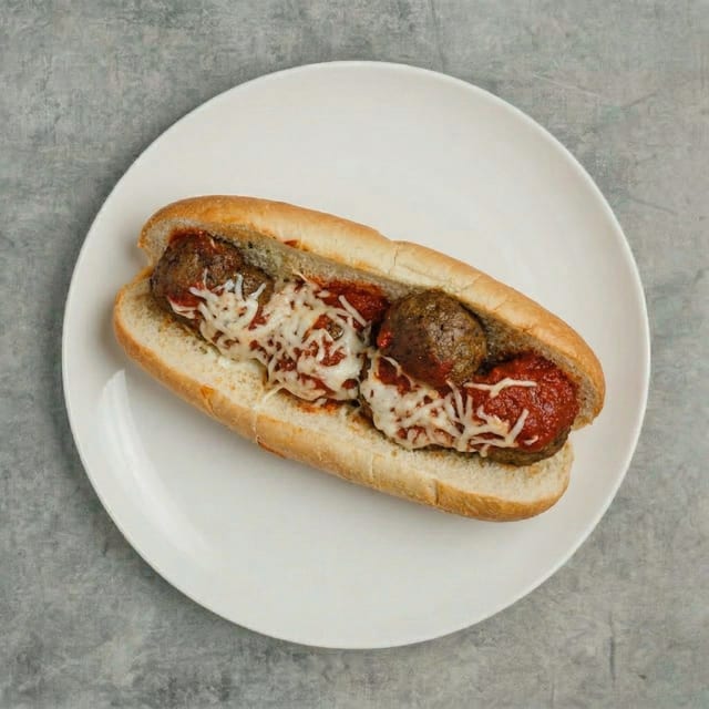 Vegan Meatball Sub.