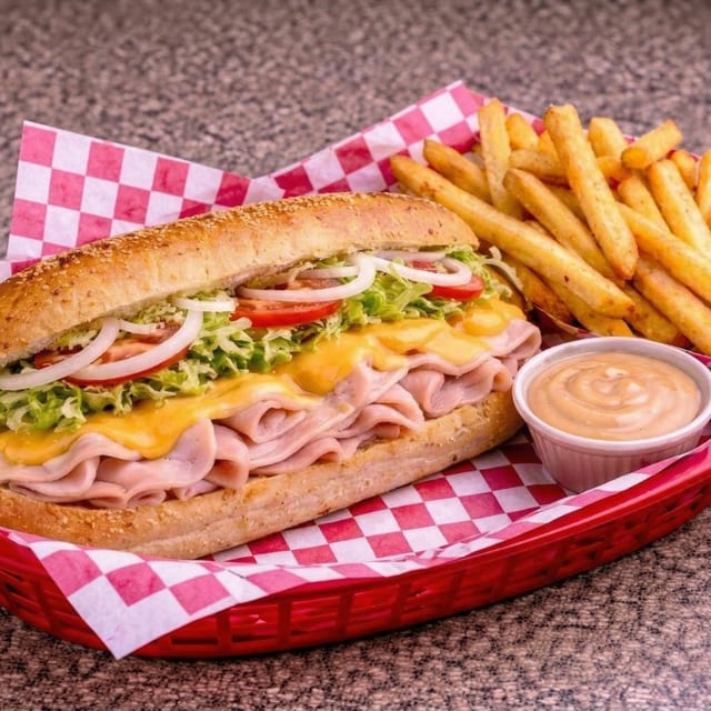 Turkey & Cheese Cold Sub.