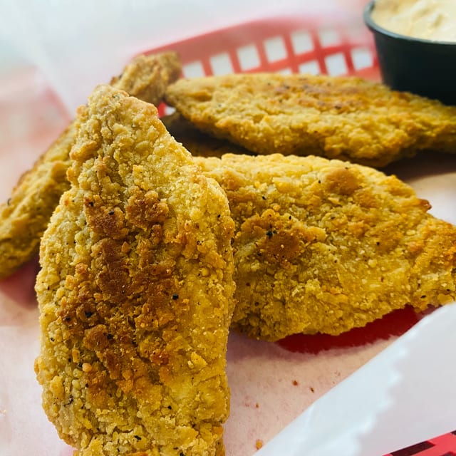 (22) Vegan Tenders.