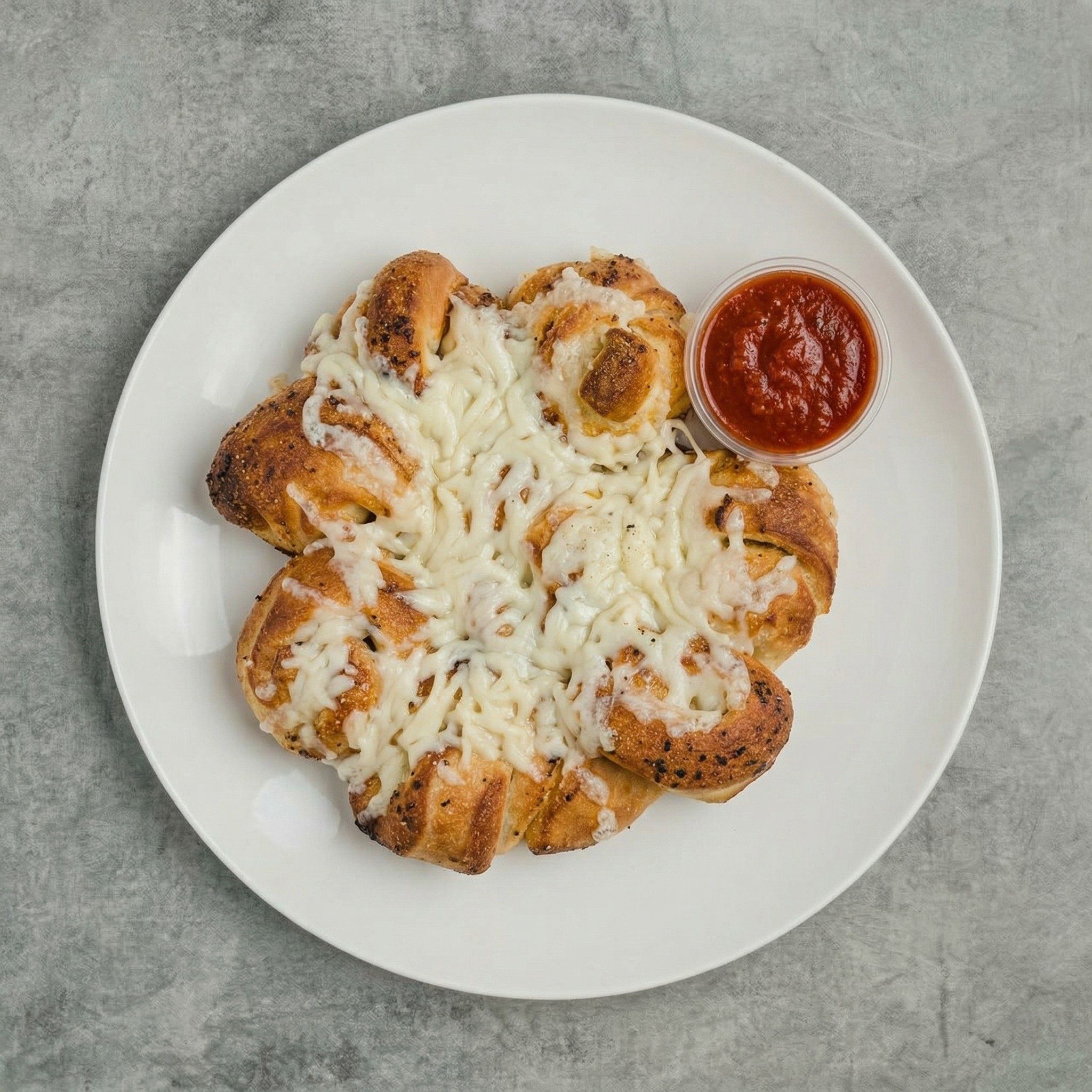 Vegan Cheesy Knots.