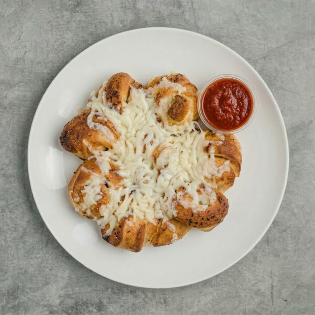 Vegan Cheesy Knots.