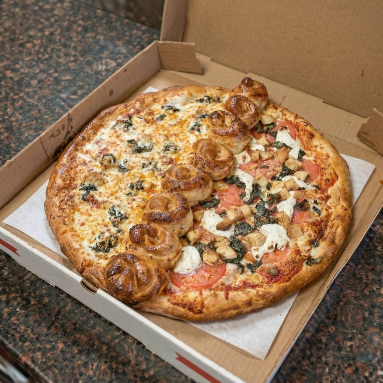 Savor our vegan pizza