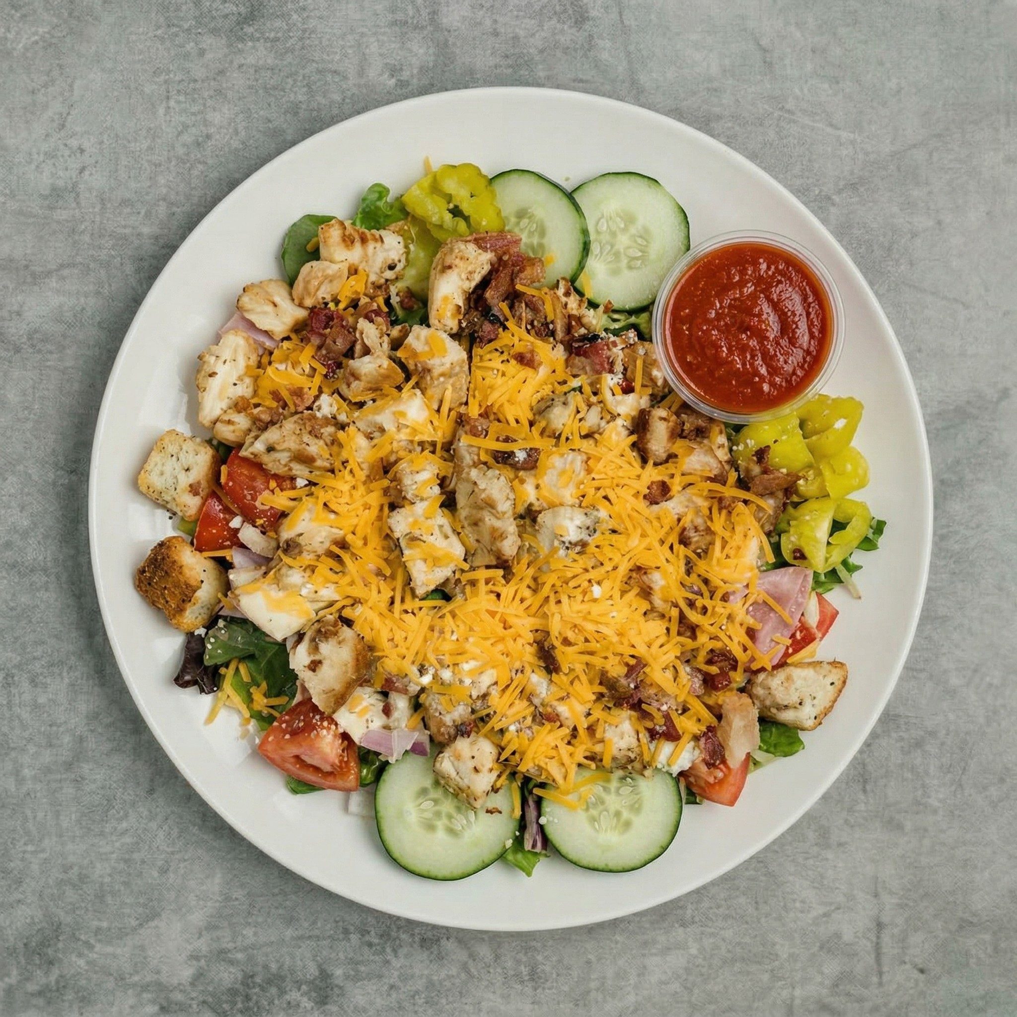 Chicken Club Salad.