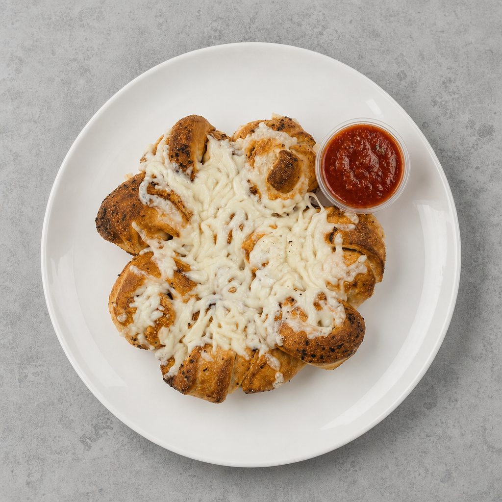 Vegan Cheesy Knots.