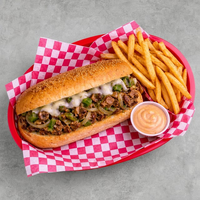 Chicken Philly Hot Sub.