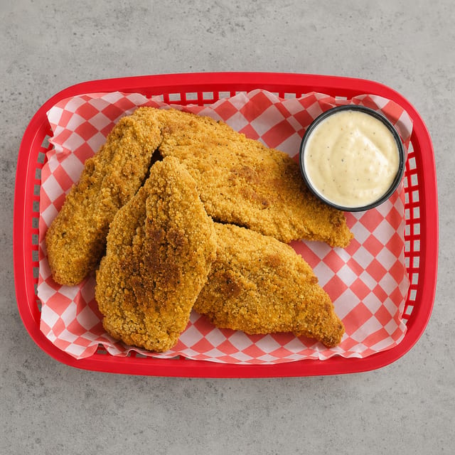 (22) Vegan Tenders.