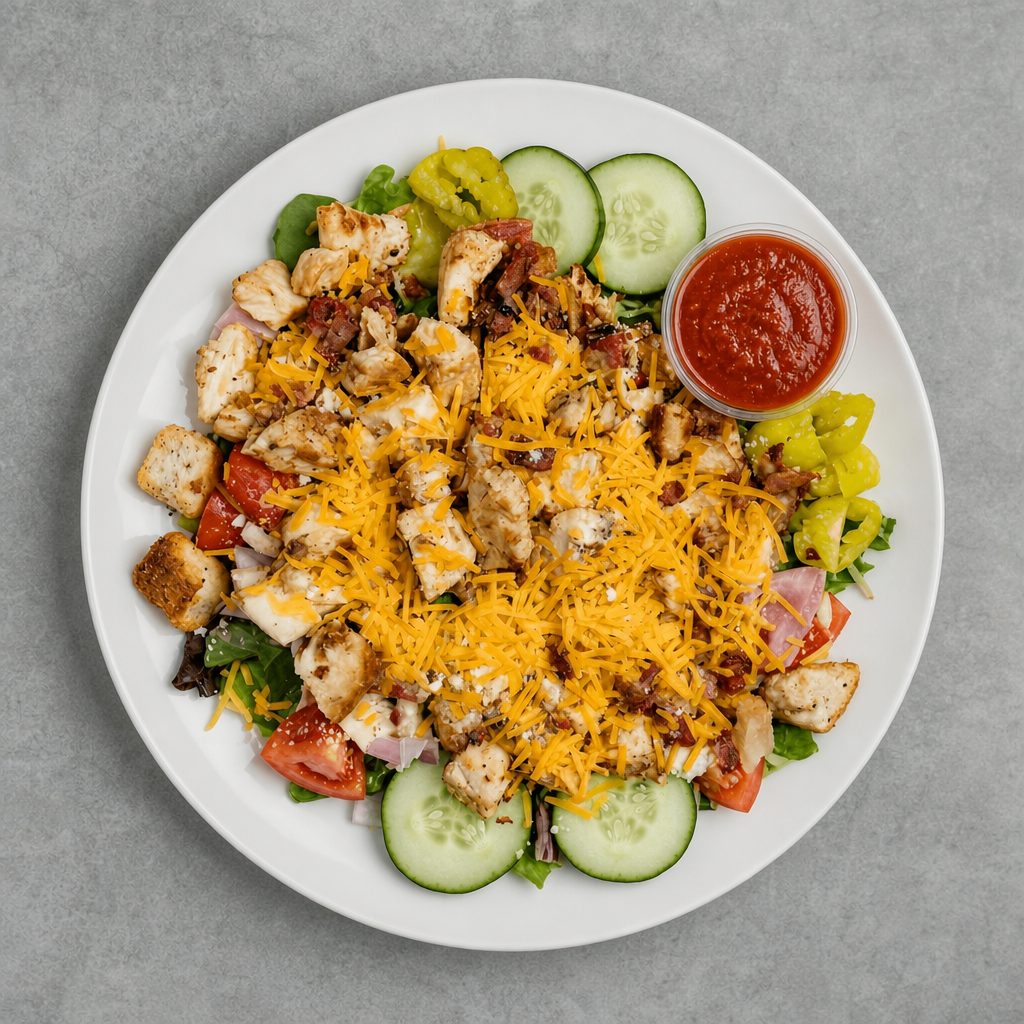 Chicken Club Salad.