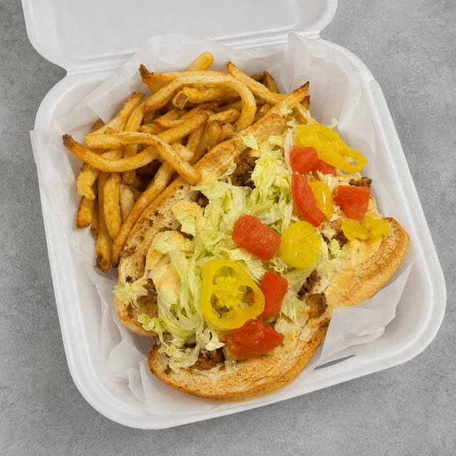 Any Sub Served with Fries.