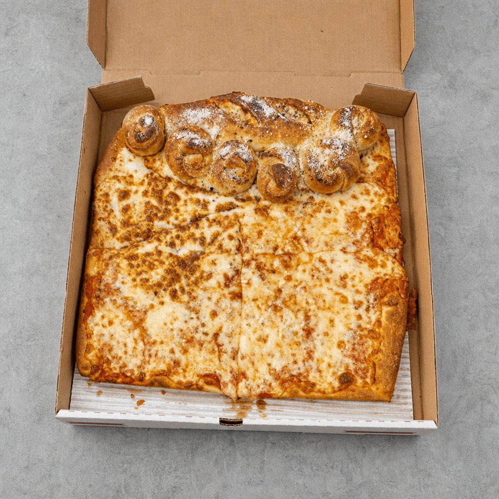 4-Cheese Pizza.