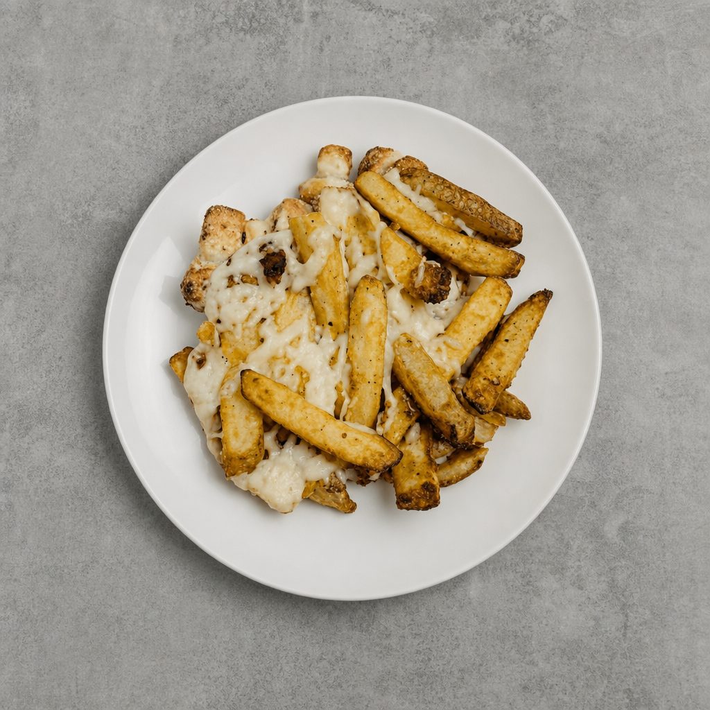 Vegan Cheesy Fries.