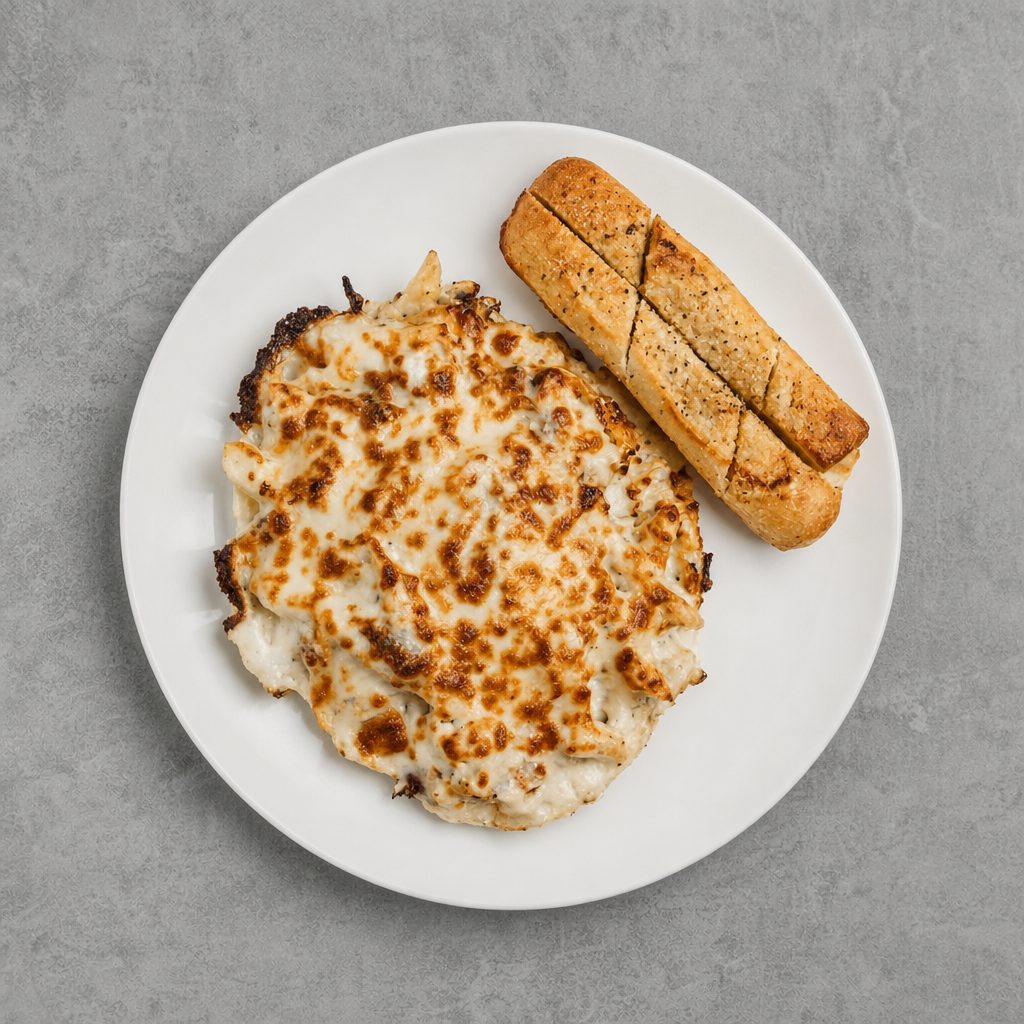 Chicken Alfredo.