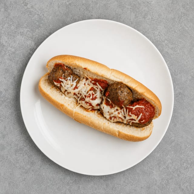 Vegan Meatball Sub.