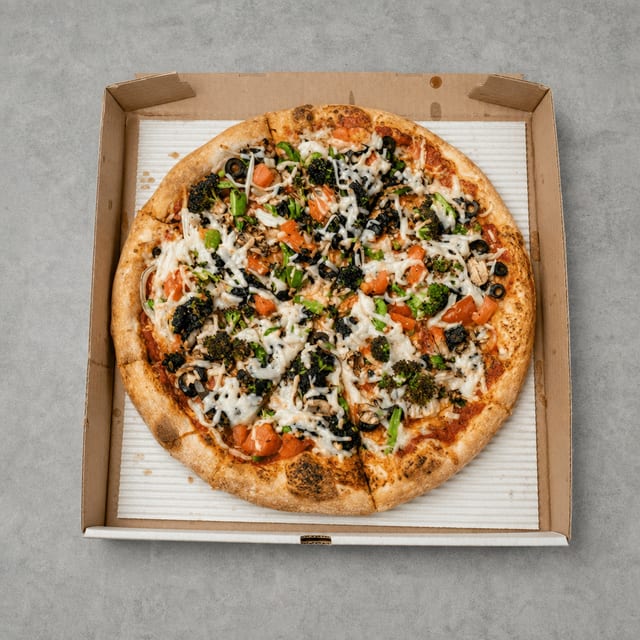Vegan Veggie Pizza.