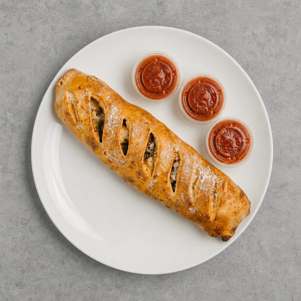 Vegan Philly Stromboli.