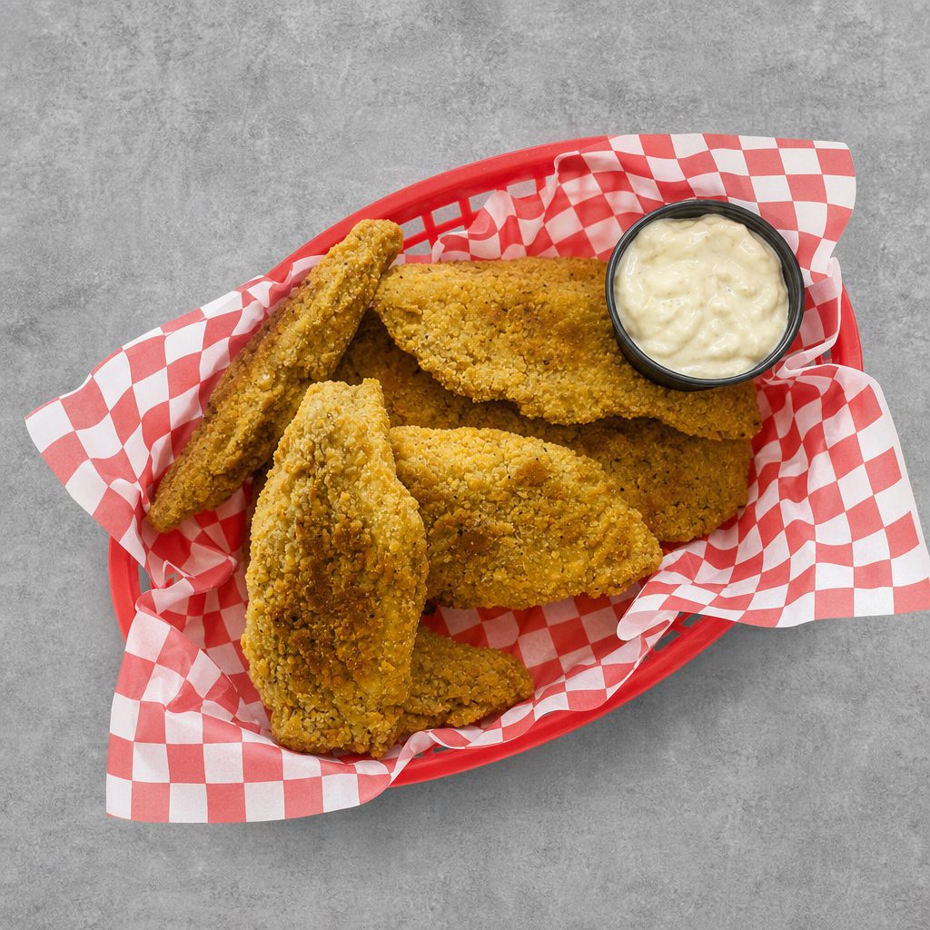 (7) Vegan Tenders.