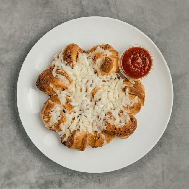 Vegan Cheesy Knots.
