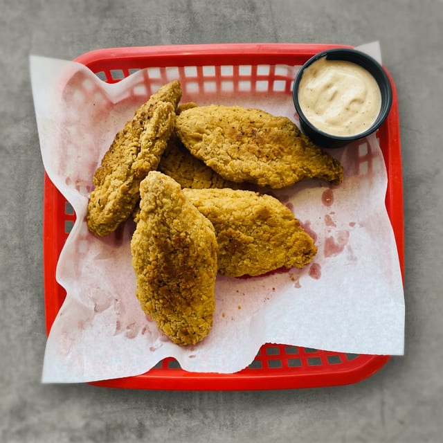(22) Vegan Tenders.