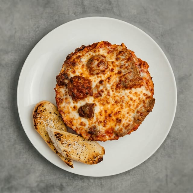 Ziti With Meatballs.