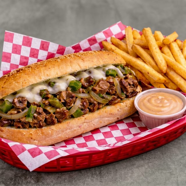 Philly Cheesesteak Hot Sub.