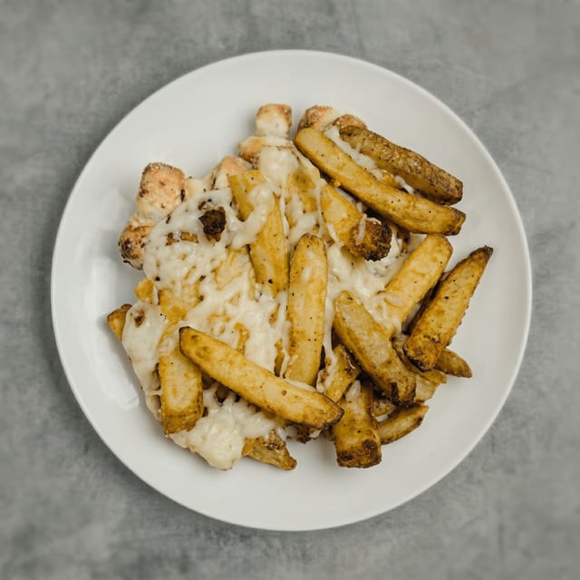 Vegan Cheesy Fries.