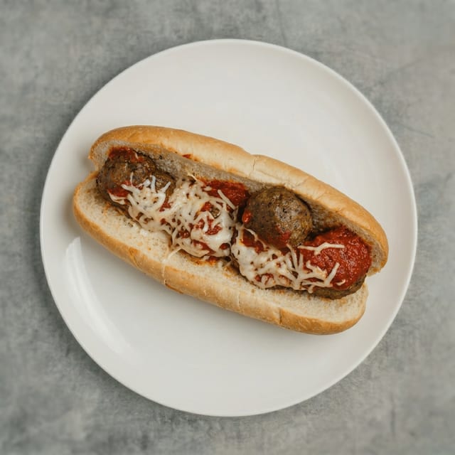 Vegan Meatball Sub.
