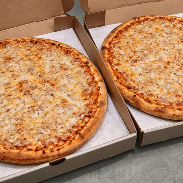 BOGO 14" Cheese Pizza.