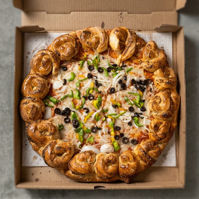 Vegan Crown Jewel Pizza.