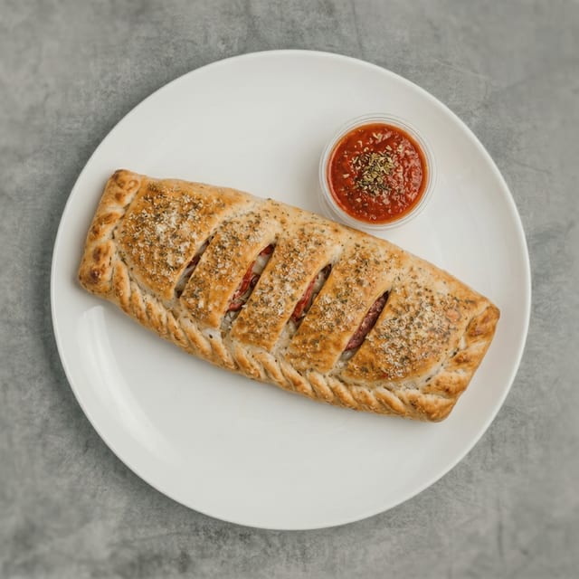 Super Spinach Calzone.